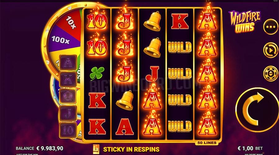 Game Slots Wildfire Wins