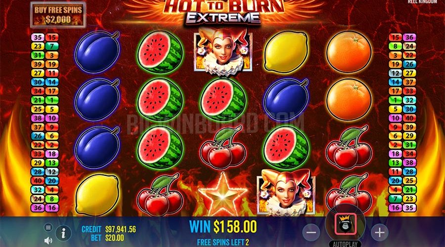 Slots Hot To Burn Extreme