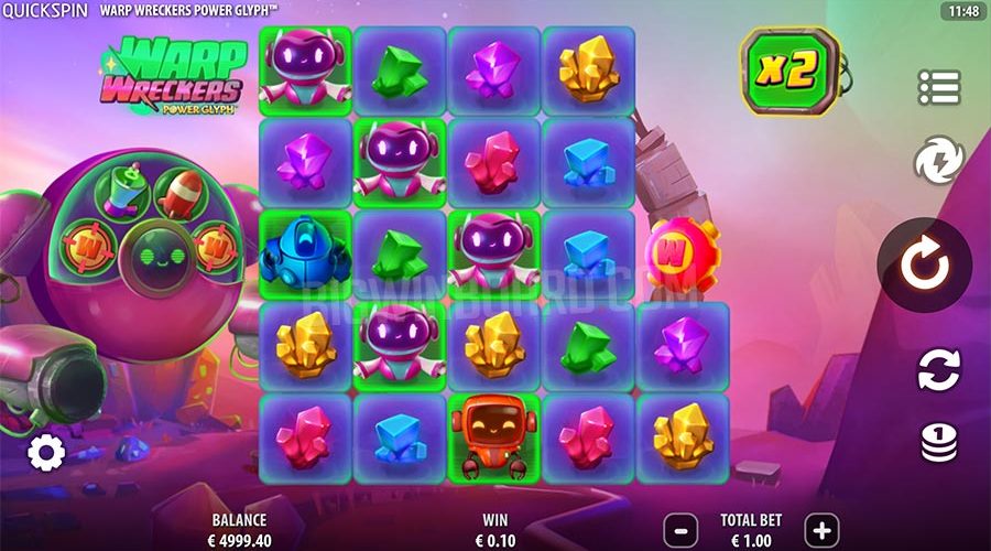 Slots Power Glyph Warp Wreckers