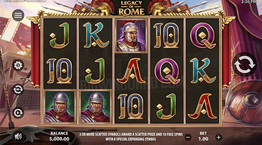 Slots Online Legacy of Rome